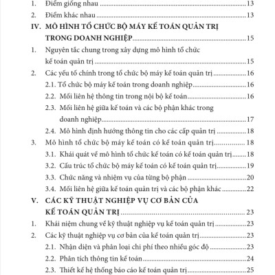 Giáo Trình Kế Toán Quản Trị