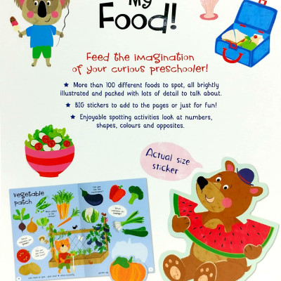 Lots To Spot Sticker Book: My Food!