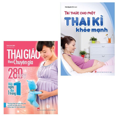 Sách : Combo Tri Thức Cho Một Thai Kì Khỏe Mạnh + Thai Giáo Theo Chuyên Gia 280 Ngày - Mỗi Ngày Đọc Một Trang