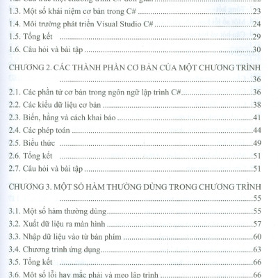 Giáo Trình Cơ Sở Kỹ Thuật Lập Trình Với C#