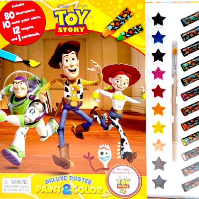 Disney Toy Story 4 Deluxe Poster Paint & Color