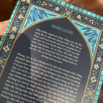 [kiệt tác văn chương về Azerbaijan] ALI VÀ NINO - Kurban Said – dịch giả Nguyễn Bích Lan – Nhã Nam - Nhà xuất bản Hội nhà văn (thiết kế bìa: Tùng Nâm)