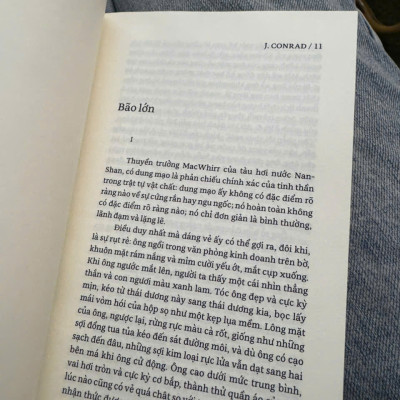 BÃO LỚN - Joseph Conrad - Anh Hoa, Công Hiện, Nhị Linh dịch - Vita Nova