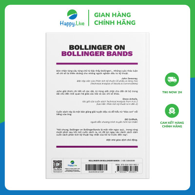 Sách Bollinger on Bollinger Bands - Đọc vị biến động thị trường dựa vào công cụ phân tích kỹ thuật Bollinger Bands - Happy Live