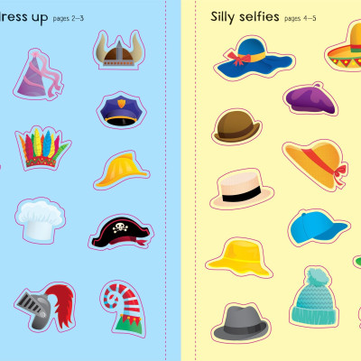 Little First Stickers Funny Hats