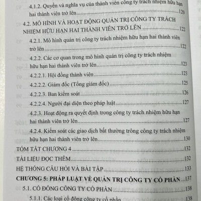 GIÁO TRÌNH PHÁP LUẬT QUẢN TRỊ CÔNG TY
