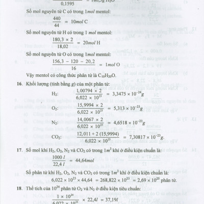 Bài Tập Hóa Học Vô Cơ, Quyển II - Lý Thuyết Đại Cương Về Hóa Học (Trả Lời Câu Hỏi Và Giải Bài Tính)