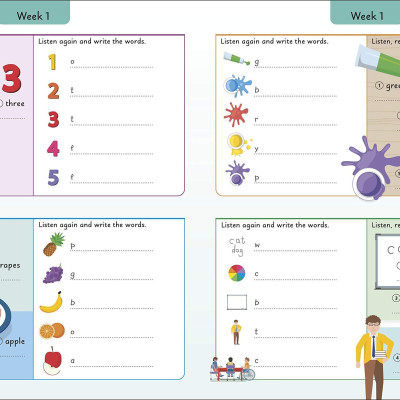 English For Everyone Junior: 5 Words A Day: Learn And Practice 1,000 English Words