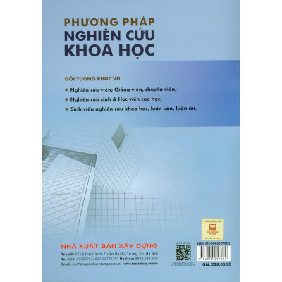 Sách - Phương Pháp Nghiên Cứu Khoa Học  - NXB Xây Dựng