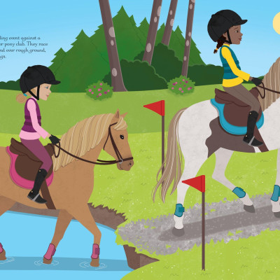 Sticker Dolly Dressing At the Stables