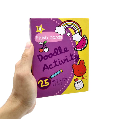 Flash Card - Doodle Activity Purple (25 Activity Cards)