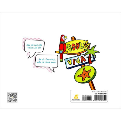 Sách Tô Màu - Vi Va Vi Vu Ở Xứ Sở Sắc Màu - Bản Bìa Vàng - AZ Việt Nam