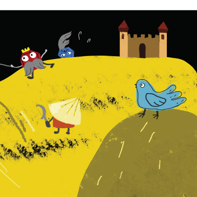 Sách tiếng Anh THE GOLDEN HEART - Giải thưởng sách tranh Ehomebooks