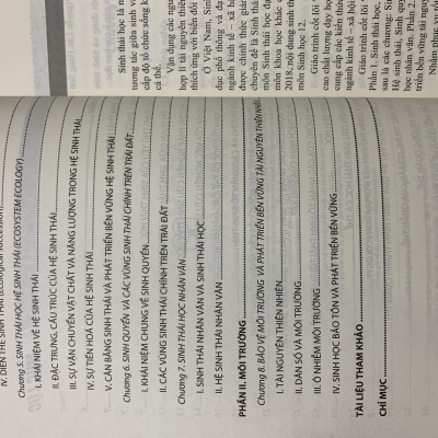 Giáo trình sinh thái học và môi trường