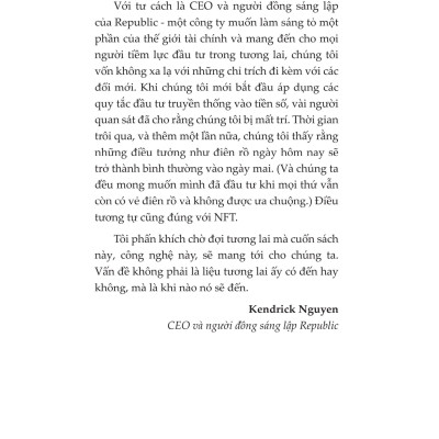 NFT Handbook - Phân Tích Ứng Dụng - Giải Mã Tiềm Năng - Giao Dịch Hiệu Quả