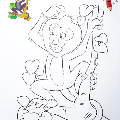 It’s My First Animals Colouring Book