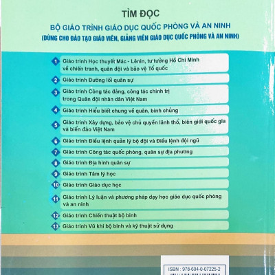 Giáo trình Học thuyết Mác - Lênin, tư tưởng Hồ Chí Minh về chiến tranh, quân đội và bảo vệ Tổ quốc (Dùng cho đào tạo giáo viên, giảng viên giáo dục quốc phòng và an ninh)