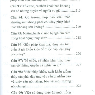 Hướng Dẫn Ôn Tập Luật Môi Trường - Dùng Cho Hệ Đào Tạo Cử Nhân Và Thạc Sĩ Các Chuyên Ngành Thuộc Lĩnh Vực Khoa Học Pháp Lý 
