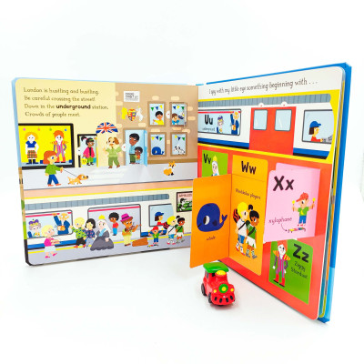 My First London Alphabet - SÁCH TƯƠNG TÁC LẬT MỞ HỌC BẢNG CHỮ CÁI