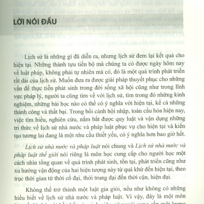 Giáo Trình Lịch Sử Nhà Nước Và Pháp Luật Thế Giới - PGS. TS. Nguyễn Minh Tuấn - Tái bản - (bìa mềm)