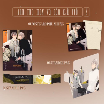 Sách - Anh Thợ May Và Cậu Chủ Trẻ - Tập 2 - Tặng Kèm Bìa Áo Rời Phủ Nhung + Postcard Phủ Nhung + PVC Standee + Đai Sách