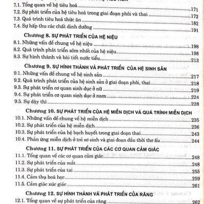 Giáo Trình Sinh Học Phát Triển Cơ Thể Người ( Giai đoạn phôi, thai và trẻ em)