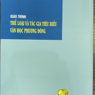 Sách - Giáo trình thể loại và tác gia tiêu biểu văn học phương Đông