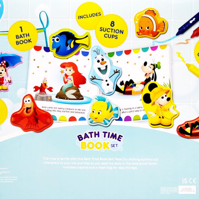 Disney Baby Bath Time Deluxe Book Set