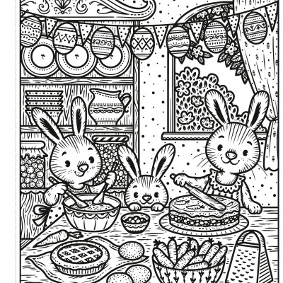 Easter Magic Painting Book