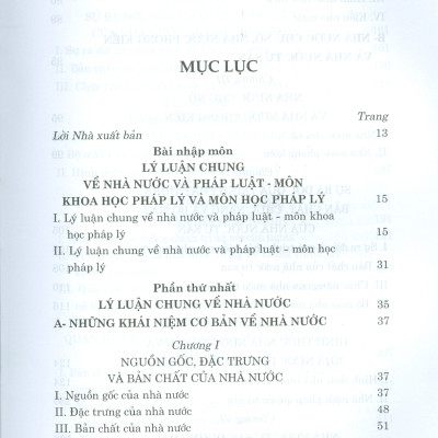 Giáo trình  LÝ LUẬN CHUNG VỀ NHÀ NƯỚC VÀ PHÁP LUẬT (Dùng Cho Đào Tạo Đại Học, Sau Đại Học Và Trên Đại Học Ngành Luật) (Xuất bản lần thứ ba có chỉnh sửa, bổ sung) - Bản in năm 2022
