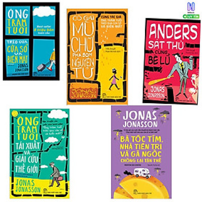 Sách - Combo 5 cuốn tác giả Jonas Jonasson - Ông Trăm Tuổi Trèo Qua Cửa Số Và Biến Mất ... - NXB TRE