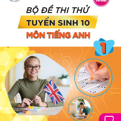 Sách - Dtpboosk - Trọn bộ ôn tập và bộ đề thi thử Tuyển sinh 10 môn Tiếng Anh