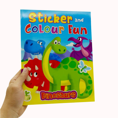 Sticker & colour fun_ Dinosaurs