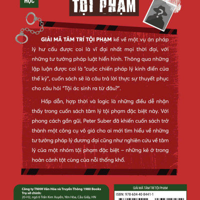 Giải Mã Tâm Trí Tội Phạm