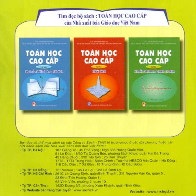 Toán Học Cao Cấp - Tập 3: Chuỗi Và Phương Trình Vi Phân