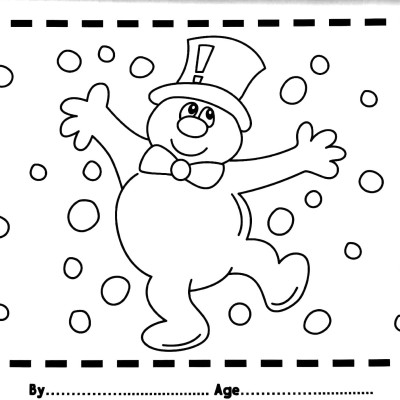 I Love To Colour My Placemat - Christmas (Blue)