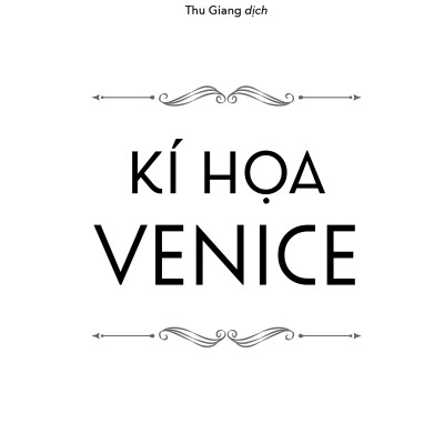 Sách - Kí Họa Venice