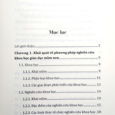 Giáo Trình Phương Pháp Nghiên Cứu Khoa Học Giáo Dục Mầm Non