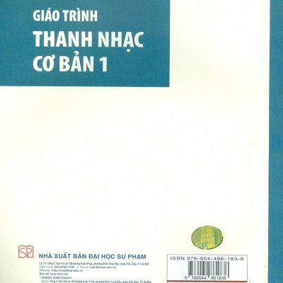 Giáo trình Thanh nhạc cơ bản 1 -  Võ Thị Thu Hoài (Chủ biên), Trần Thị Thu Hà, Bùi Tuần Giang