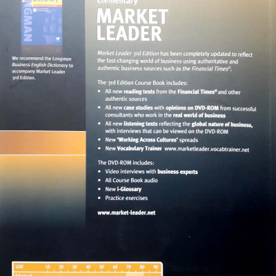 Market Leader ( 3 Ed.) Ele: Course Book With DVD-ROM - Paperback