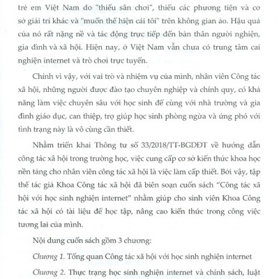 Công Tác Xã Hội Với Học Sinh Nghiện Internet