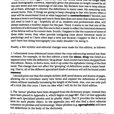 The Penguin Dictionary of Psychology: Fourth Edition