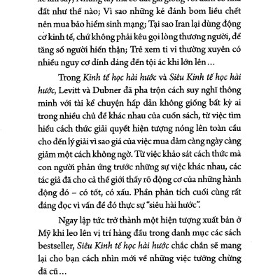 Siêu Kinh Tế Học Hài Hước ( tặng kèm bookmark Tuyệt Đẹp )