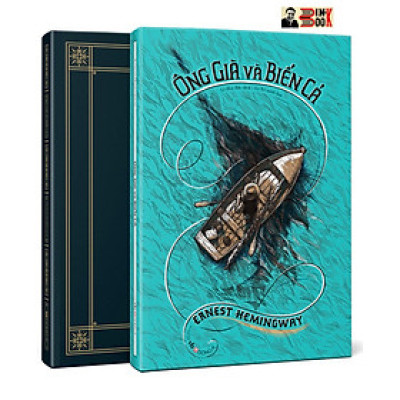 [bản mới minh họa của họa sĩ Lê Trí, được vẽ theo cảm hứng từ phong cách scratchboard] ÔNG GIÀ VÀ BIỂN CẢ - Ernest Hemingway – Đông A – Bìa cứng có áo