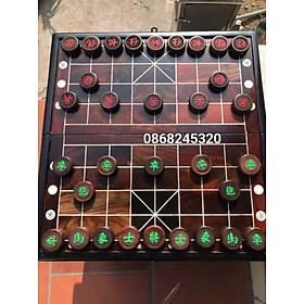 Combo bộ bàn cờ tướng gỗ trắc kt 58×60×3.5cm kt quân 4.5×1.5cm đẹp long lanh 