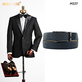 Thắt lưng nam da thật cao cấp nhãn hiệu Macsim MS37