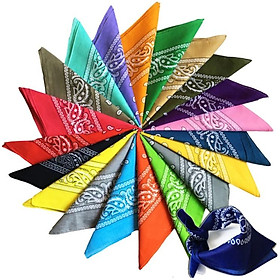 Sét 4 món{Khăn+Đai+Móc treo+Xích} Chain quần jean - Khăn bandana streetwear - Đai da kẹp khăn - Móc tròn treo khăn