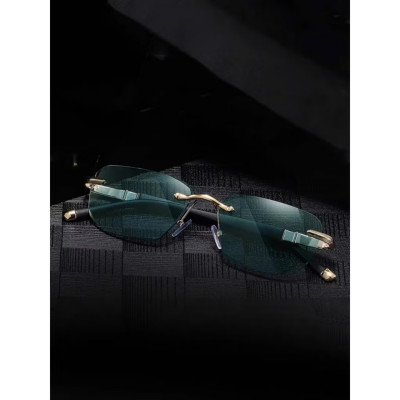 Kính lão đọc sách không viền mặt xanh kiểu dáng đẹp A13