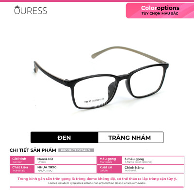 Gọng kính nhựa 98630 thời trang nam nữ siêu nhẹ siêu bền OURESS