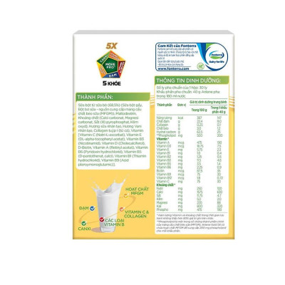 Combo 2 Sữa Bột Anlene Gold 5X Hương Vanilla (Hộp Giấy 1,2kg)